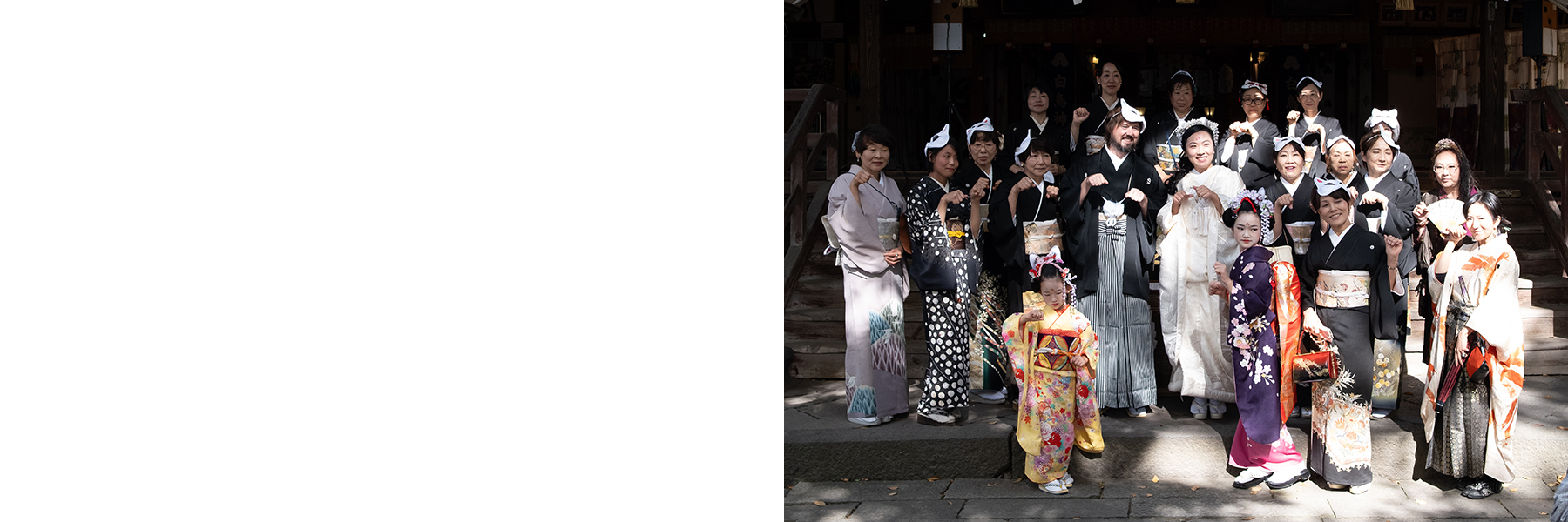 キツネの嫁入り行列